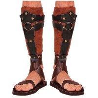 Beinschoner Gladiator in Lederoptik
