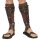 Beinschoner Gladiator in Lederoptik