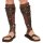 Beinschoner Gladiator in Lederoptik