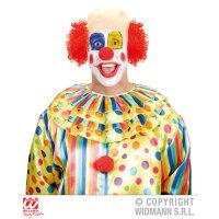 Luxuskappe für Clown mit roten lockigen Haaren