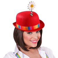 Clown Melone rot mit Blume