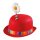 Clown Melone rot mit Blume