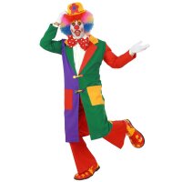 Kostüm Clown Mantel Gr. XL
