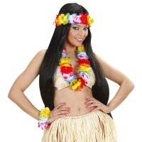 Luxus Hawaiianer Set Halskette, Krone, Armband