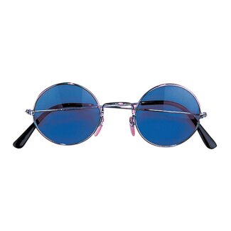 Sonnenbrille 70er Jahre blau