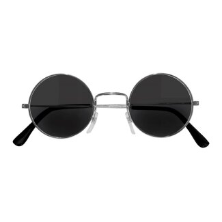 Rundbrille schwarz
