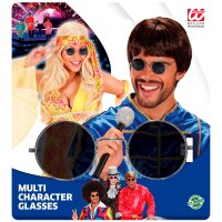 Rundbrille schwarz