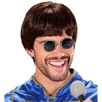 Rundbrille schwarz