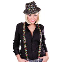 Hosenträger mit Punkten mehrfarbig