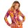 Bluse 70er Gr. L/XL Orchid