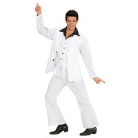 Kostüm Disco Fever Gr. XL Hemd mit Weste, Jacke