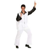 Kostüm Disco Fever Gr. XL Hemd mit Weste, Jacke