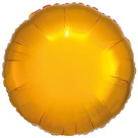 Folienballon rund D43cm gold-metallic