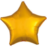 Folienballon Stern 48cm gold-metallic
