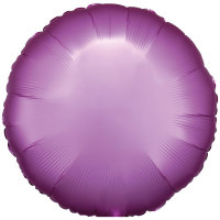 Folienballon rund D43cm Seidenglanz flamingo