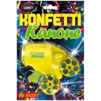 Konfettipistole mit 2x Ersatzmagazinen Kat.F1