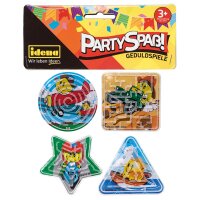 Idena Partyspaß Geduldspiele 4 Stück