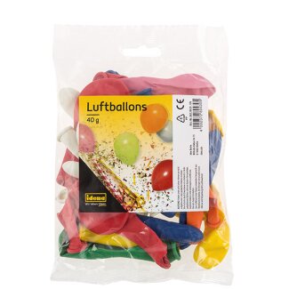 Idena Luftballons bunt 40g 34er