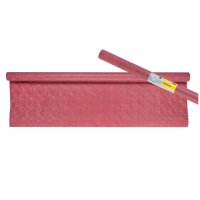 Idena Damast Tischtuch 1x10m Rolle bordeaux