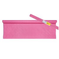 Idena Damast Tischtuch 1x10m Rolle pink