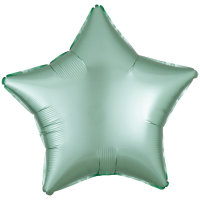 Folienballon Stern 48cm Seidenglanz mintgrün
