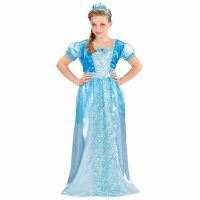 Kinderkostüm Schneeprin- zessin, 116cm, m. Tiara