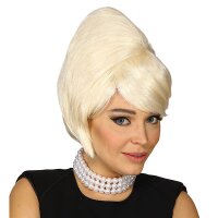 50er Jahre Beehive Perücke blond