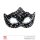 Schwarze Augenmaske mit Pailletten