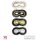 Venice Augenmaske mit Spitze, 4 Farben sort