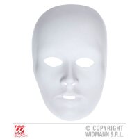 Halbmaske Unisex Deluxe zum Bemalen