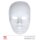 Halbmaske Unisex Deluxe zum Bemalen