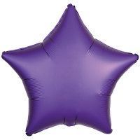 Folienballon Stern 48cm Seidenglanz purple