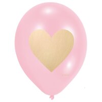Balloons Everyday Love 6er Pack, Latex, 28 cm