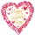 Folienballon Herzlichen Valentinstag 71cm