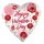Folienballon Satin Flowers Painted 71cm
