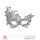 Augenmaske Baroque Antikes Silber