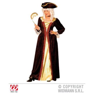 Venezianische Adlige, L Kleid, Hut