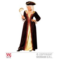 Venezianische Adlige, L Kleid, Hut